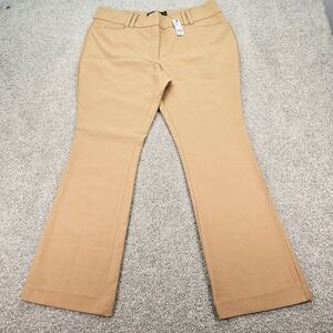 New York & Company Tan Bootcut Dress Pants XL Average Camel Professional New